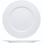 Тарелка «Пьюрити» мелкая;эко-кост. фарф.;D=32,H=2см;белый (Цвет: белый)