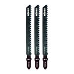 БИБЕР 85276 Полотна для эл. лобзика, д/дерев., 74/3мм, t111c, быстр.рез, 3 шт