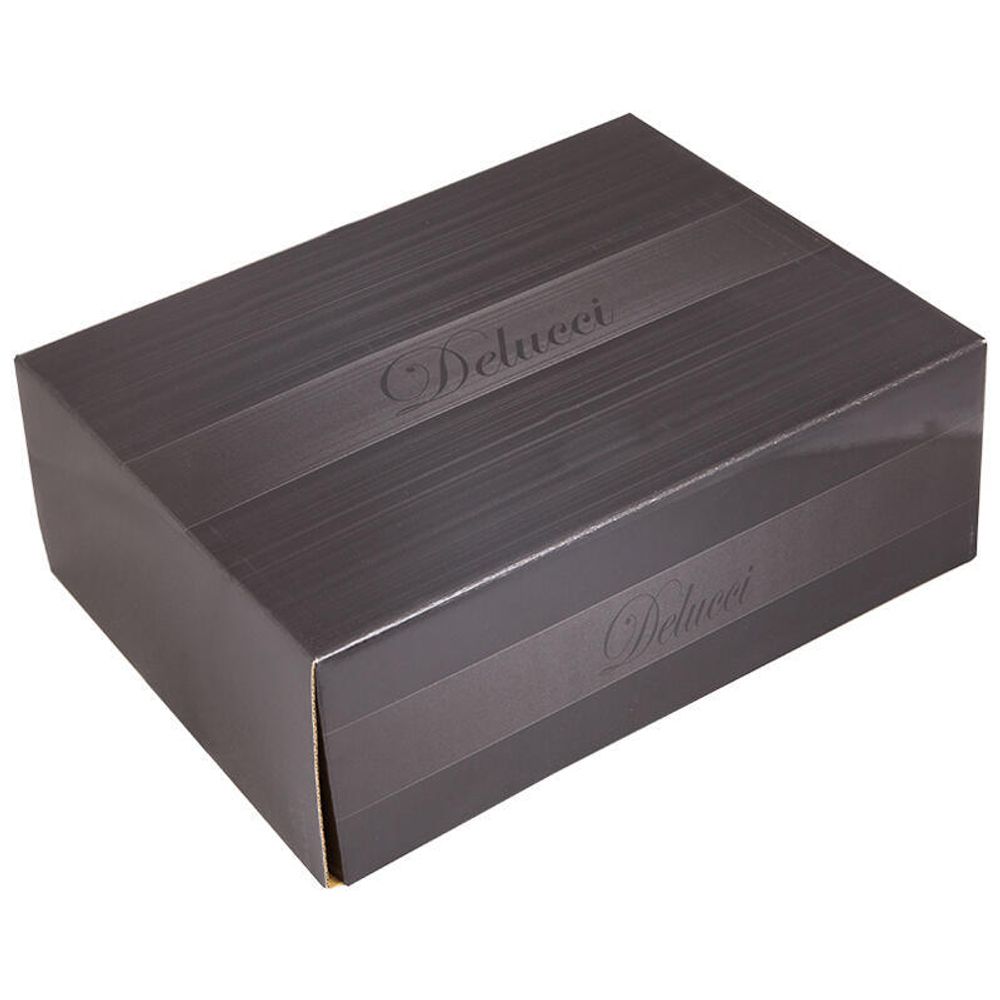 Набор настольный Delucci, 4 предмета (2 лотка), красное дерево