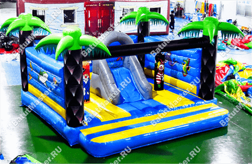 Надувной батут "Компания клоунов"