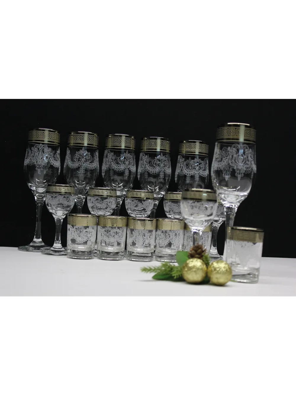 Барный набор 18 предметный с Бокалом