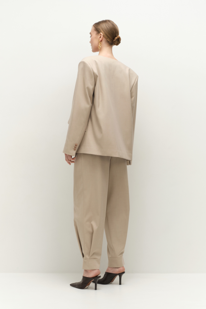 Брюки с манжетами