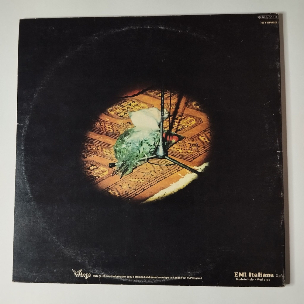 Винтажная виниловая пластинка LP Paul McCartney And Wings Red Rose Speedway (Italy 1973)