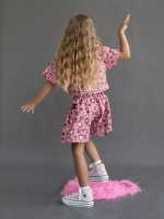 Костюм для девочки, футболка и шорты в сад