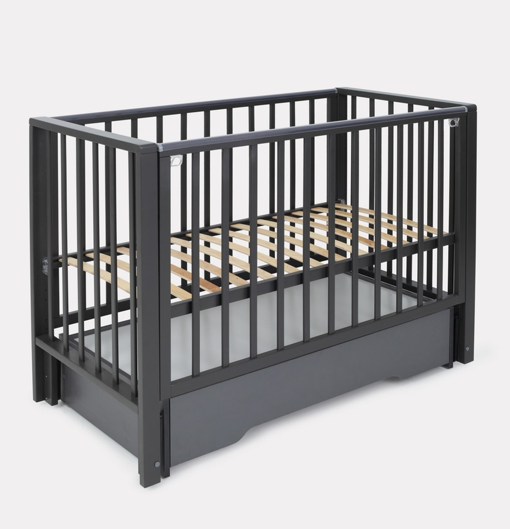 Кровать детская 120*60 RANT "BERGEN" (арт.769) пп маят/ящ Moon Grey (2 кор)