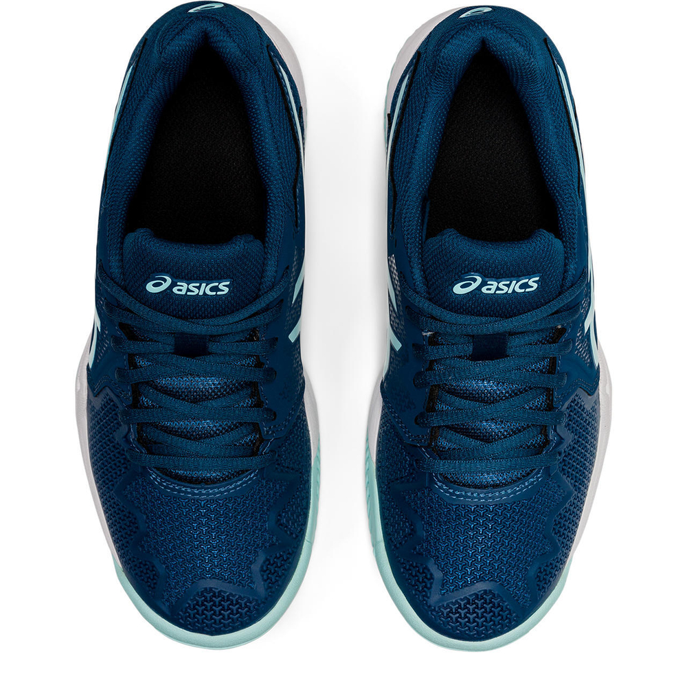 детские Кроссовки теннисные Asics Gel-Resolution 8 Clay GS - light indigo/clear blue