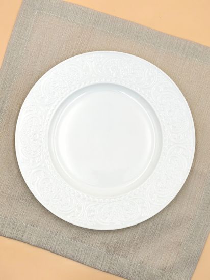 Тарелка обеденная 27 см. набор 6 шт. Ажур классик