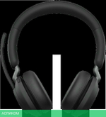 Наушники Jabra Evolve2 65 MS Stereo Black USB-C с подставкой Link380c (26599-999-899)