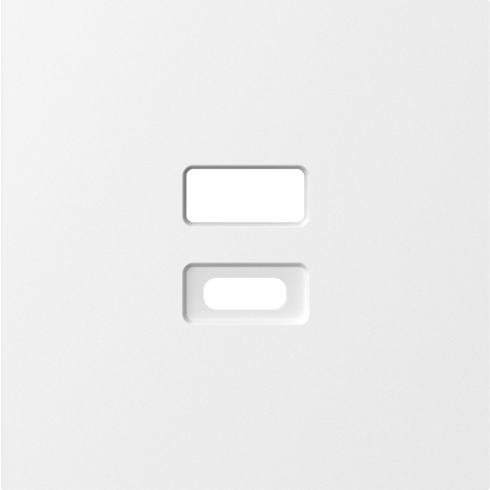 Накладка для розеток USB, матовый белый, серия A07