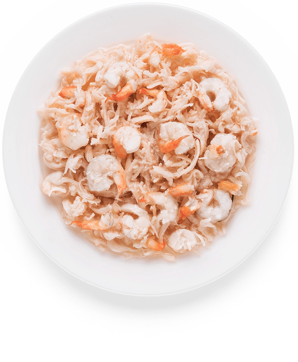 Консервы Grandorf для взрослых кошек (Куриная грудка с креветками)