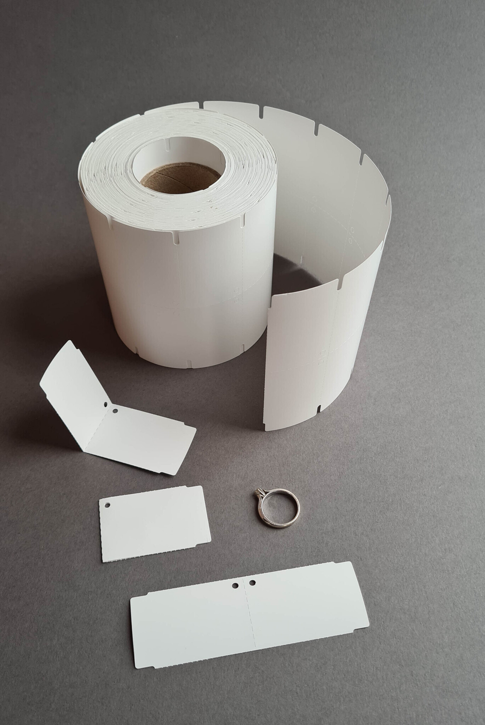 Бирка-книжка 103*33 (1000 шт в рул). Печать серебряным