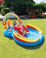 Игровой центр c бассейном Радуга от 3 лет 297*193*135 см Intex 57453/720676