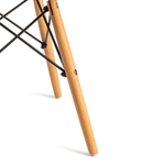 Стул CINDY (EAMES) (mod. 1801) дерево бук/металл/сиденье пластик, 45x51x82 см, Olive (оливковый)