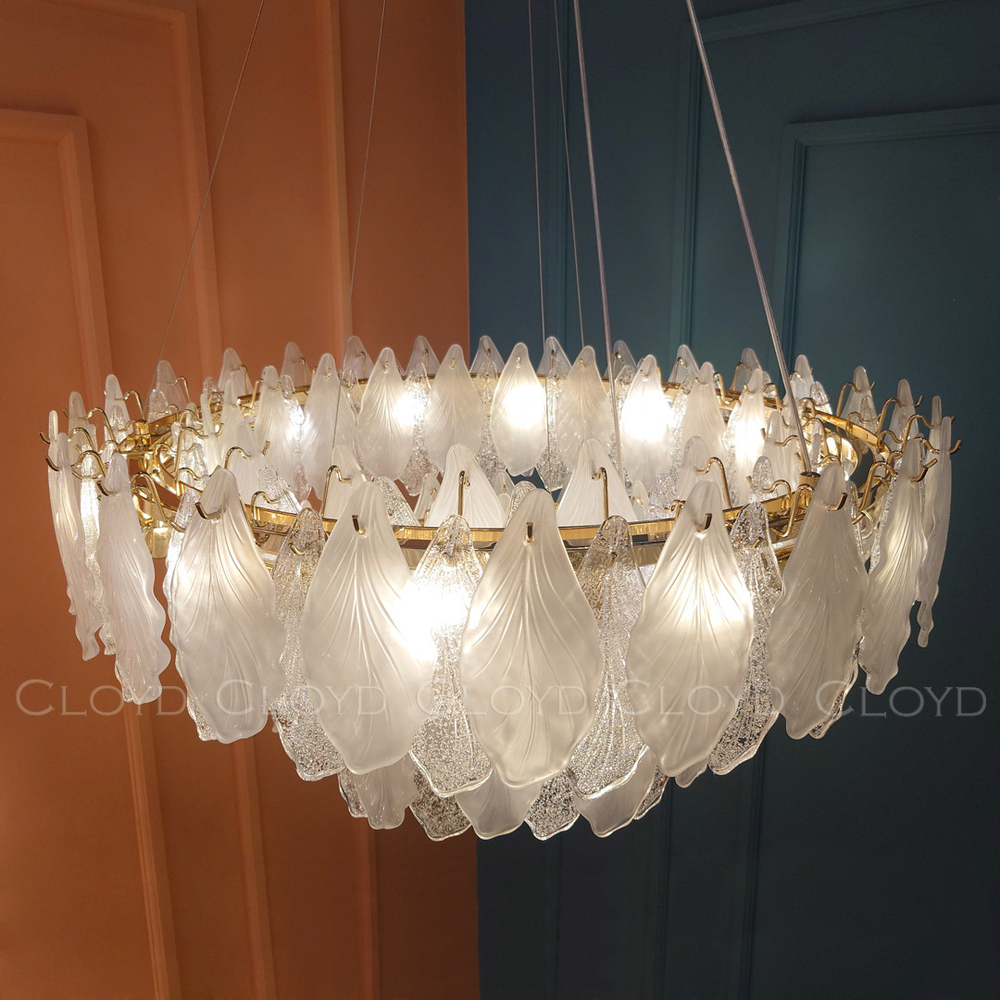 Люстра Cloyd SENEGAL-B C18 / Ø80 см - золото (арт.11196)