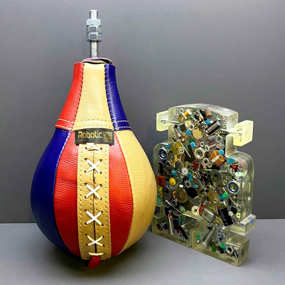 Груша в сборе кожаная Junior (цветная)