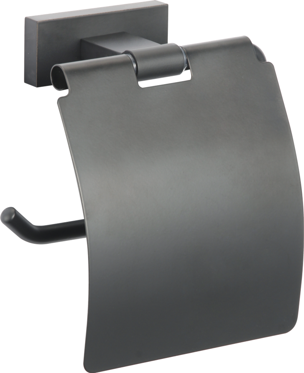 88030-C Б/держатель с крышкой (ЧЕРНЫЙ) GANZER (20/1шт)