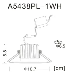 Точечный встраиваемый светильник Arte Lamp UOVO