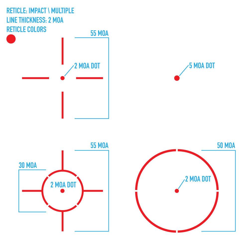 Коллиматорный прицел Firefield Impact XL Reflex Sight, крепление Weaver (FF26024)