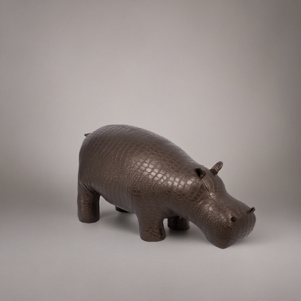 Банкетка Пуф Бегемот Коричневый средний