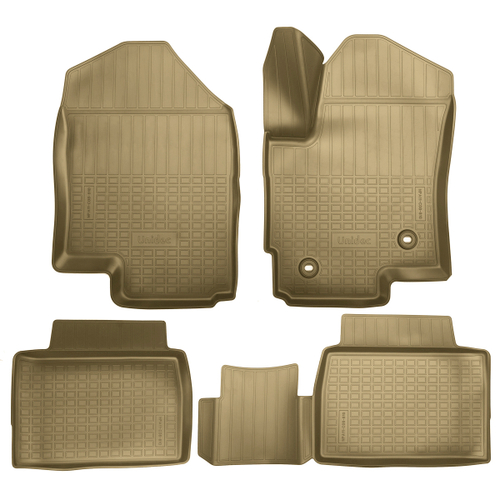 Ковры в салон Norplast/Unidec для BAIC Beijing Senova X3 (2019-) Полиуретан, Бежевый, арт.NPA11-C08-810-B