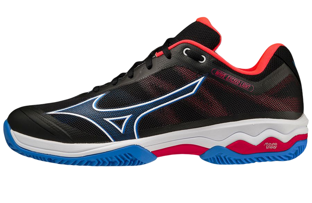 Мужские кросовки для Padel Mizuno Wave Exceed Light Padel - black/white/opera red