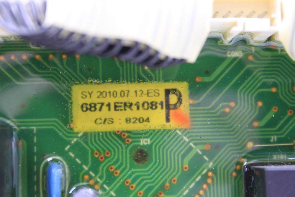 Модуль управления 6871ER1081P стиральной машины LG