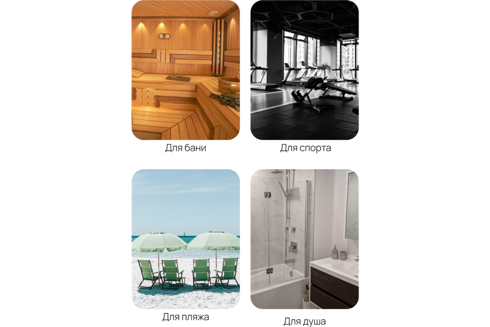 Комплект полотенец вафельных Home One 80х150 (3шт), бежевый