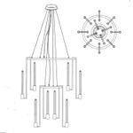 Подвесной светильник P98026L-12