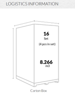 Комплект пластиковой мебели Siesta Contract Pacific Lounge, бежевый