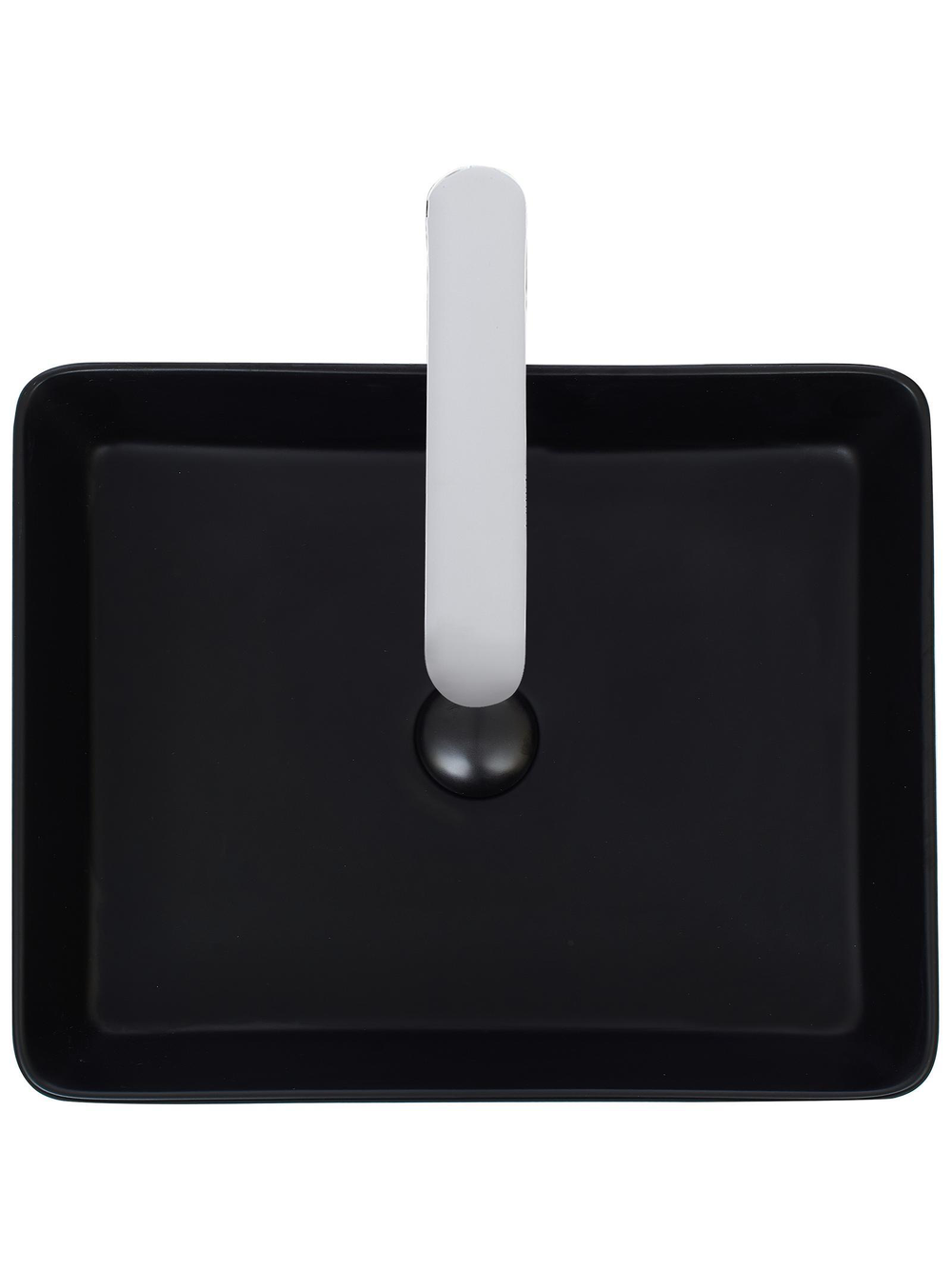 Раковина накладная (матовая черная) WeltWasser WW  ELBACH 2178 MB 510х405х110