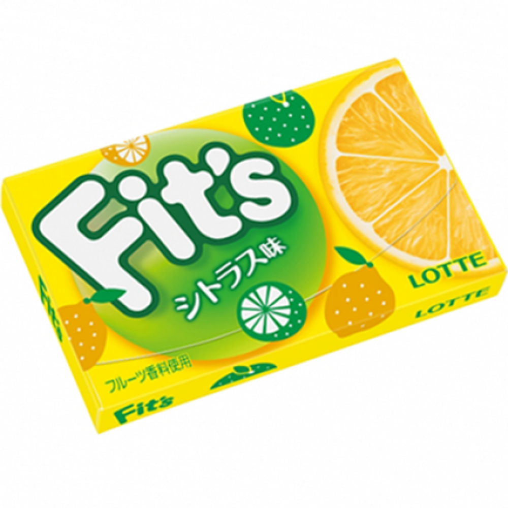 Резинка жевательная FIT`S Refreshing Citrus освежающий цитрус Lotte, 24.6 г