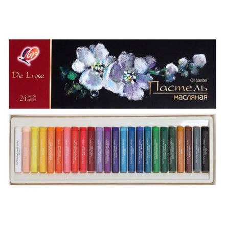Пастель масляная De Luxe 24 шт