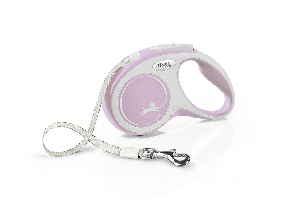 Flexi new Comfort рулетка для собак 15 кг ремень 5 м.