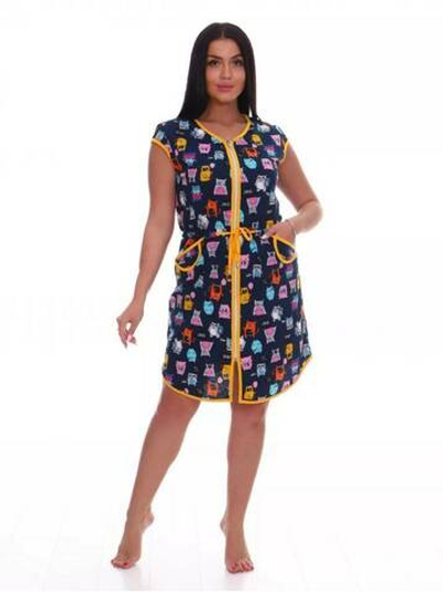 Халат женский "Лана 8434 К.П" молния (Р 304)