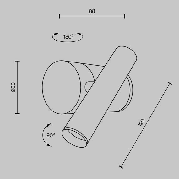 Бра Maytoni Modern MOD433WL-L3B3K1