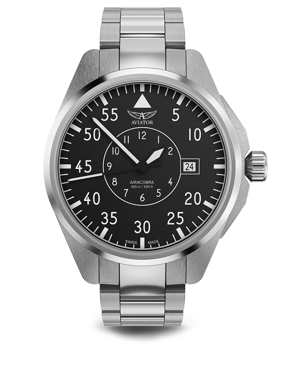 Чаcы механические AVIATOR AIRACOBRA 43 HERITAGE V.3.39.0.340.5 мужские