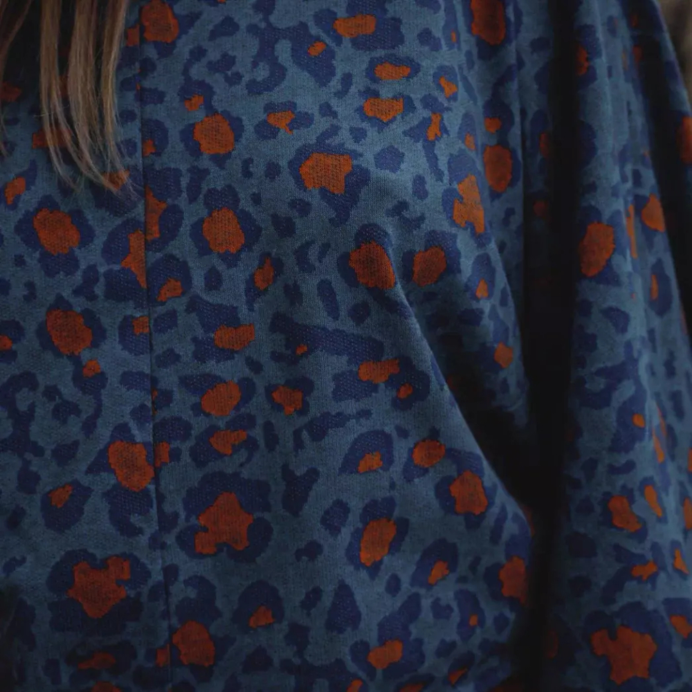 Блуза трикотажная голубая. Trendi, Италия