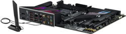 Материнская плата ASUS ROG STRIX X570-E GAMING WIFI II, Socket AM4, AMD X570, 4xDDR4, 3xPCI-E 4.0, 2500 Мбит/с, Wi-Fi, Bluetooth, подсветка, ATX