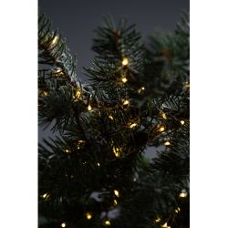 Садовая гирлянда ЭРА ERASF22-18 на солнечной батарее нить теплый свет 21,9 м