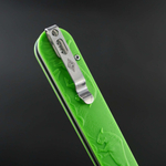 Нож Зубры зеленый (однолезвийный)