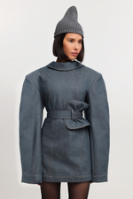 Платье из денима мини