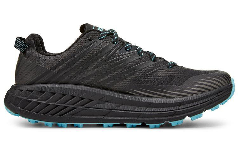 HOKA ONE ONE Speedgoat 4 Non-slip shock absorbing waterproof low helper running shoes Women's black