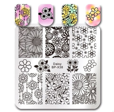 Пластина для стемпинга BORN PRETTY BP-X38 6*6 см