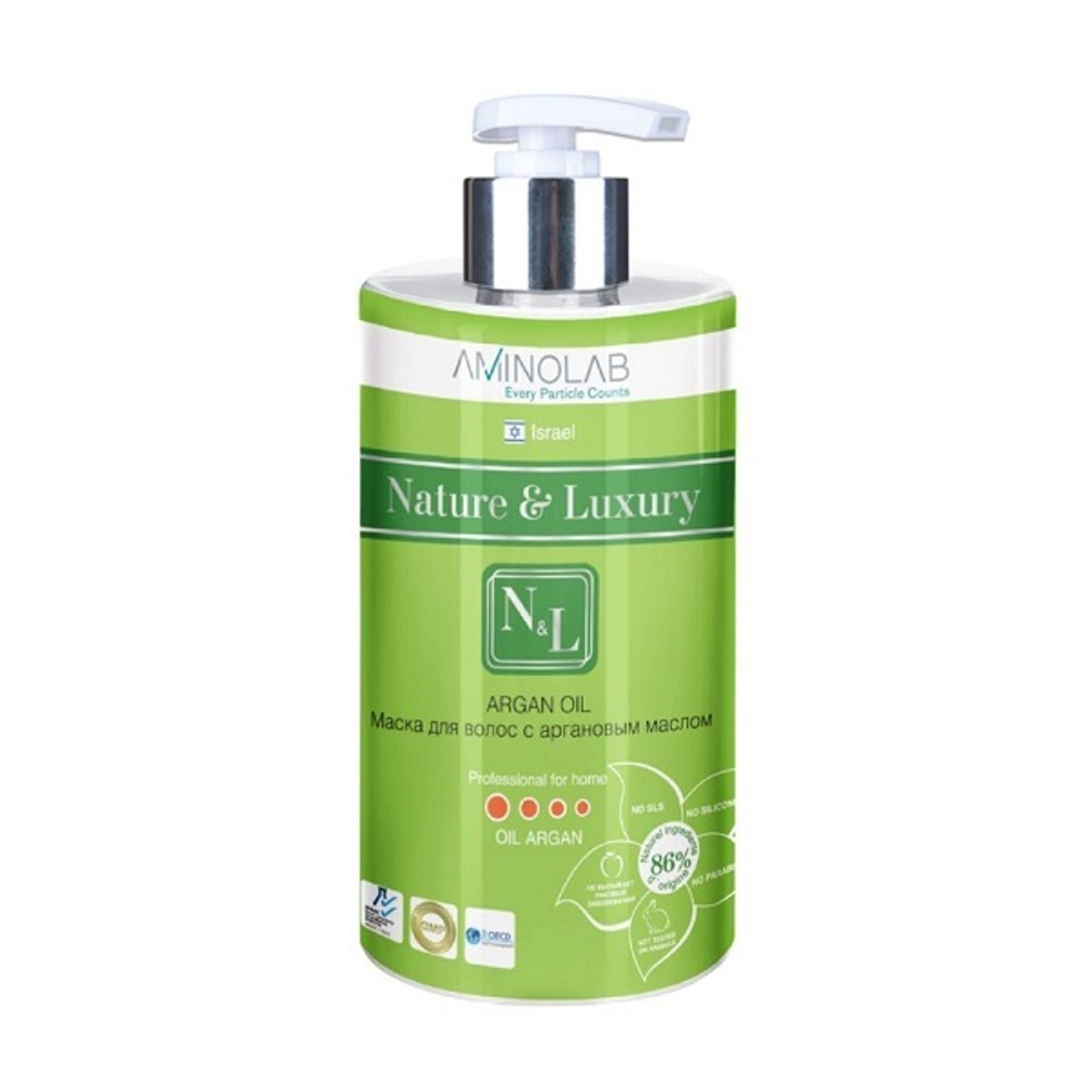 Маска для волос с аргановым маслом Nature & Luxury Argan Oil 460мл