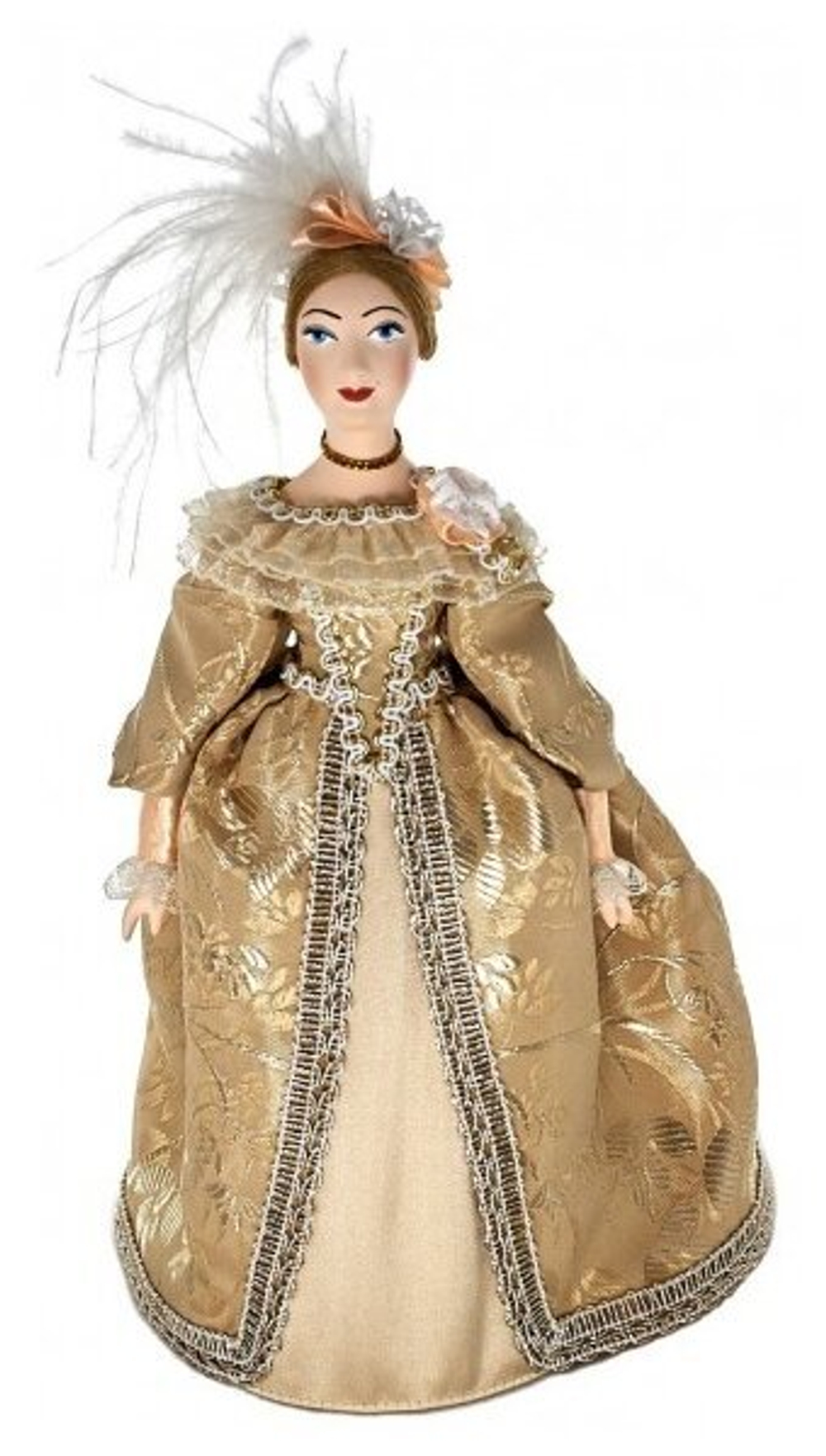 Кукла коллекционная Дама в придворном платье.