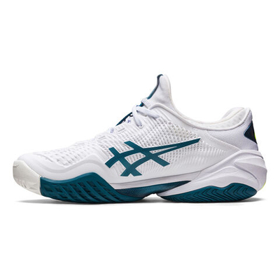Мужские теннисные кроссовки ASICS Court FF All Court Shoe Men - White, Petrol