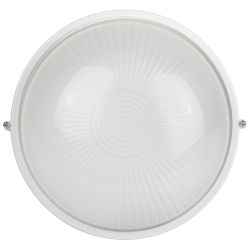 Светильник ЭРА НБП 03-100-001 Акватермо алюминий/стекло IP54 E27 max 100Вт D240 круглый белый