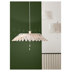 IKEA YTLÄGE  (ИКЕА ЙТЛÄГЕ)  -  Подвесной светильник, белый, 43 см