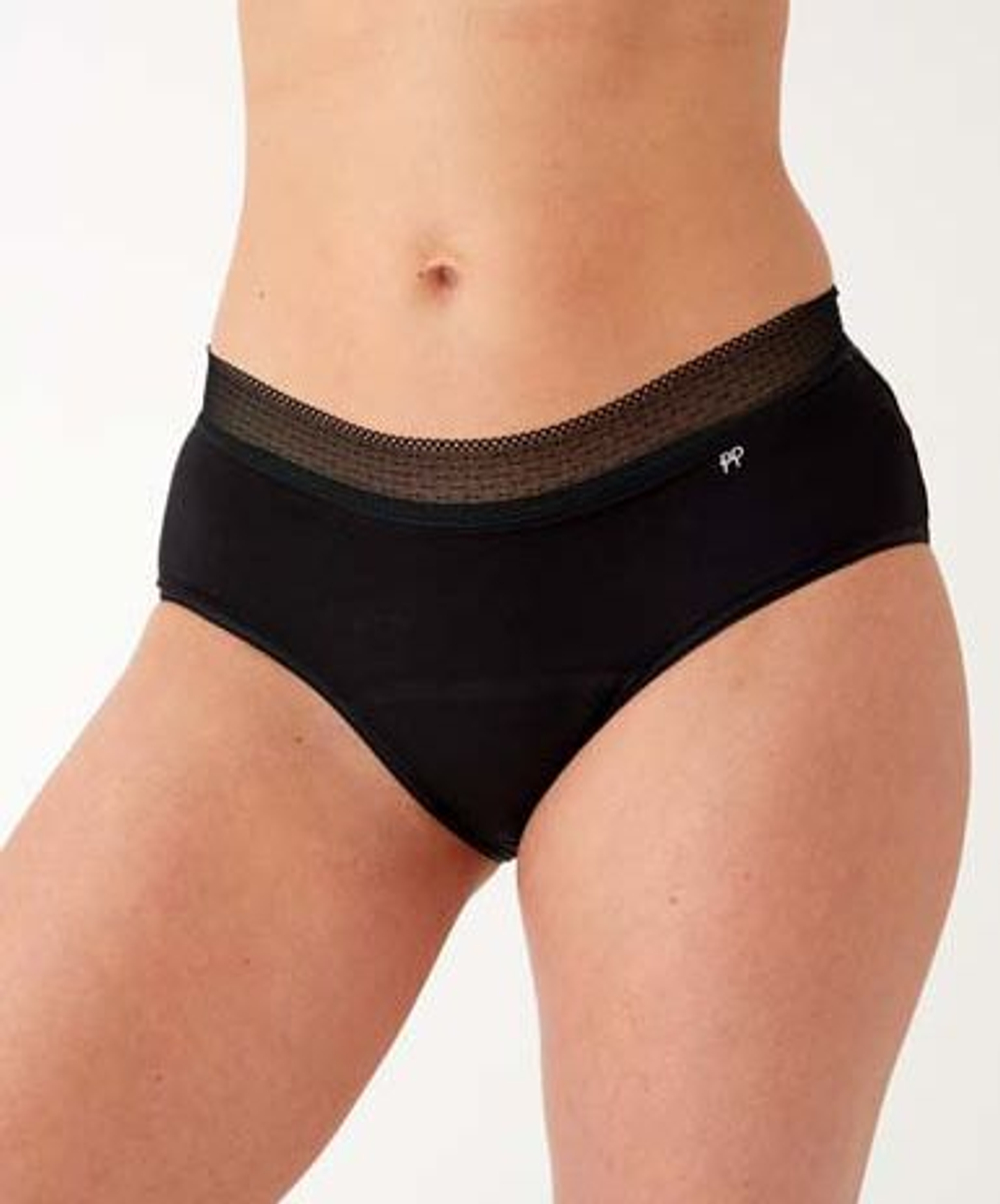 Менструальные трусы-шорты Period Pants (Размер: 2X) (Цвет: черный)