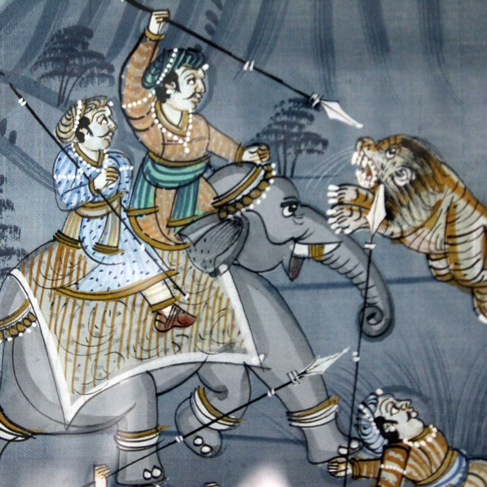 Миниатюра «Охота на тигра»